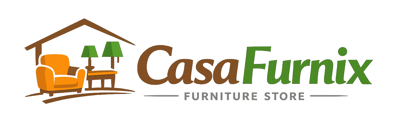Stylized logo for CasaFurnix furniture store