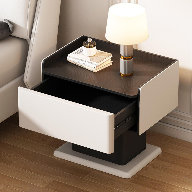 Walnut Drawer Bedside Table